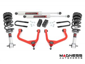 GMC Sierra 1500 Lift Kit - 3.5in - Strut Spacers w/ N3 Rear Shocks - Multi-Leaf Rear Springs - Aluminum Upper Control Arms